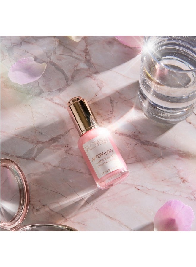 فلاور بيوتي سيروم أفتر جلو المضيء للبشرة المتوهجة مع حمض الهيالورونيك + سيروم النياسيناميد للعناية بالبشرة للوجه مرطب + مضيء - Image 5