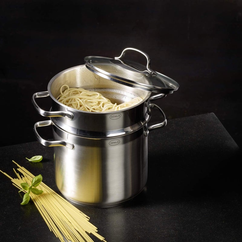 RÖSLE Rosle Stainless Steel Hook Handled Spaghetti Ladle, 7.8-inch - Image 2