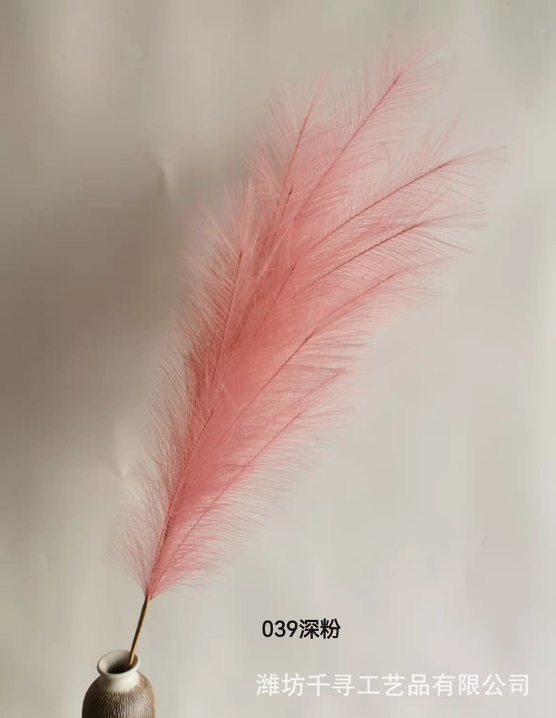 Single Flower Arrangement Reed Simulation Reed Big Pampas Wedding Decoration Fake Flower Artificial Pampas Grass - Image 1