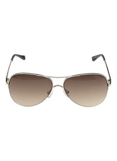 GUESS Full Rim Aviator Frame Sunglasses GF6079 32F - Lens Size: 58mm - Gold  - Image 2