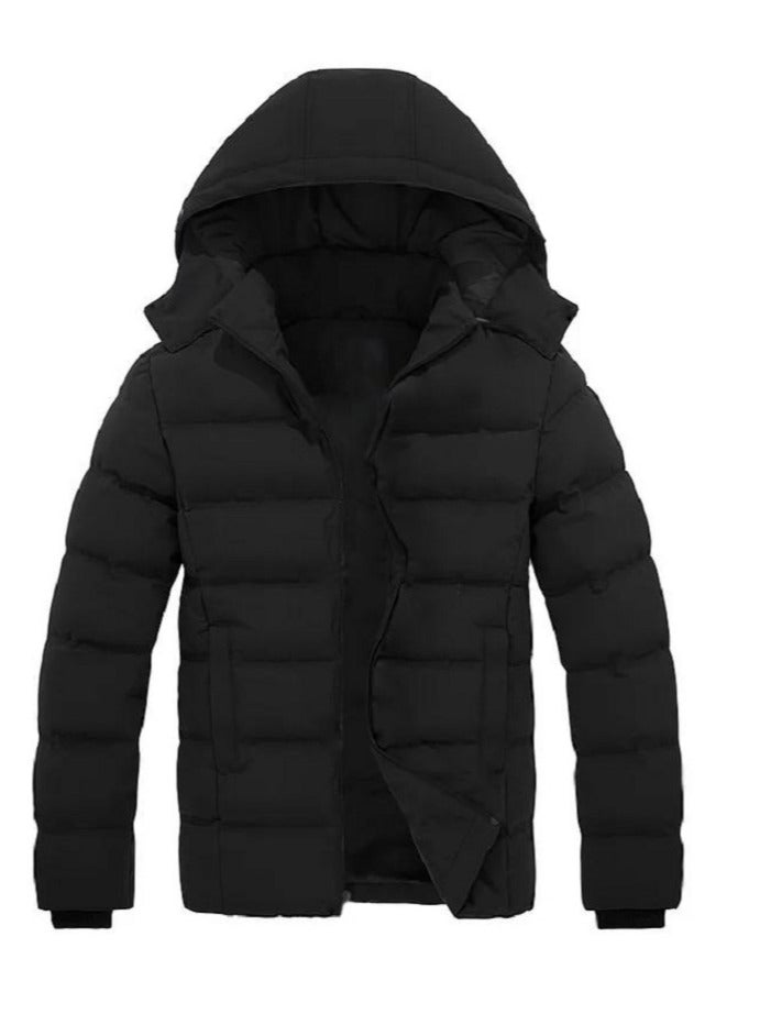 Waterproof Bomber Zipped Jacket With Removable Hood - Image 1