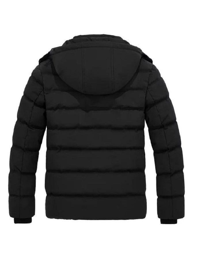Waterproof Bomber Zipped Jacket With Removable Hood - Image 2