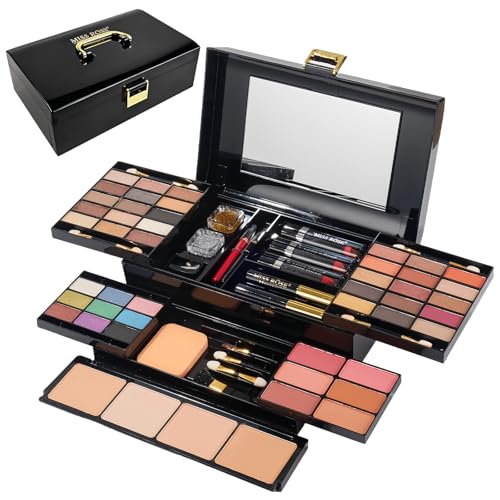 Joyeee All-in-One Makeup Gift Set Carry All Makeup Kit Women Full Kit With Makeup Bag Concealer Lipgloss Lipstick Blush Foundation Face Powder Eyeshadow Palette Cosmetic Palette #8 - Image 1
