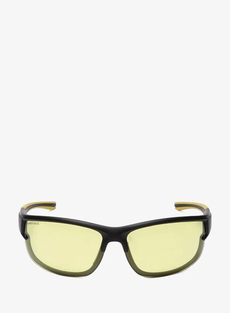 فاستراك UV Protection Sunglasses Black Frame Yellow Mirror Lens 68mm  - P384YL3V