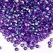 Kdkyy 3000 Pieces SS12 3mm Flatback Rhinestones AB Clear Round Gems Crystals for Nail Art DIY Crafts Clothes Shoes Bags Transparent Dark Purple AB - Image 2