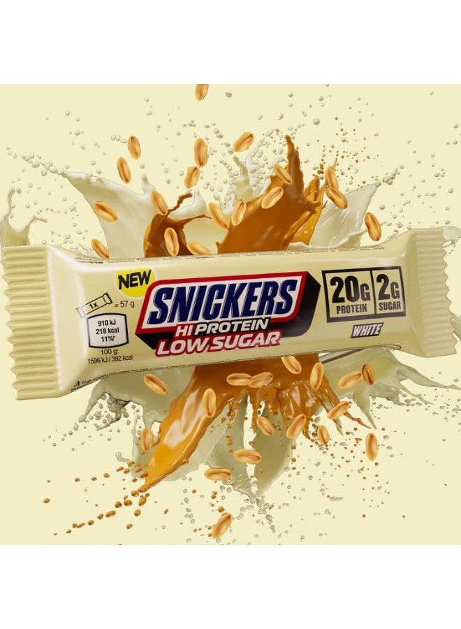 Snickers Hi Protein Low Sugar White Chocolate 57g Pack of 12 - Image 4