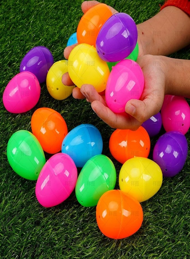 أباكوكو ٥٠٠ بيضة عيد الفصح، ٢.٣٥ بوصة، بيض بلاستيكي بألوان زاهية متنوعة، مثالية للبحث عن بيض عيد الفصح، والزينة، وحشو السلال. - Image 4