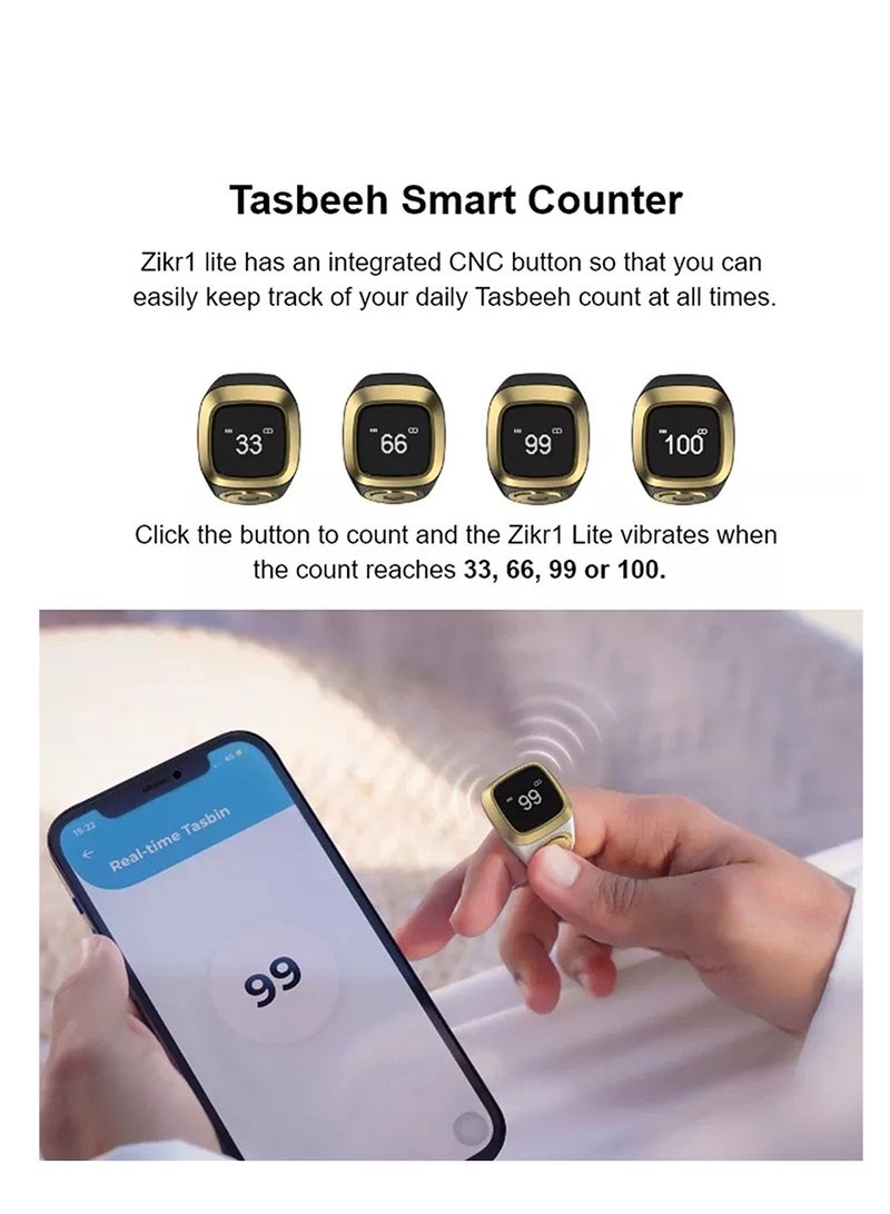 سمارت تسبيه زكر حلقة العداد الرقمي الإلكتروني تسبيه حلقة ذكية - Image 2