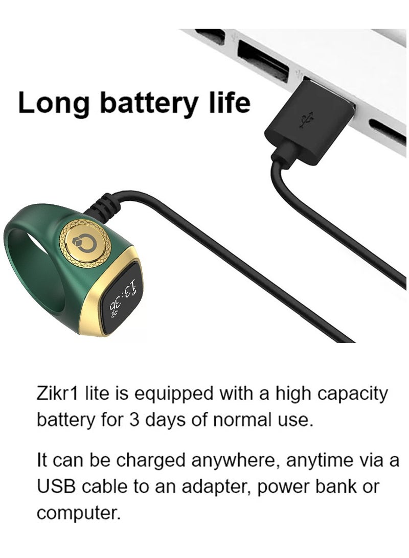 سمارت تسبيه زكر حلقة العداد الرقمي الإلكتروني تسبيه حلقة ذكية - Image 4