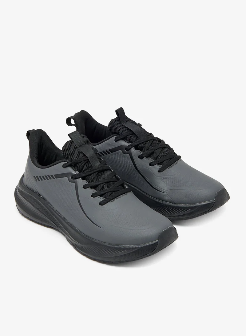 Redtag Men Charcoal Hotseal Sneakers