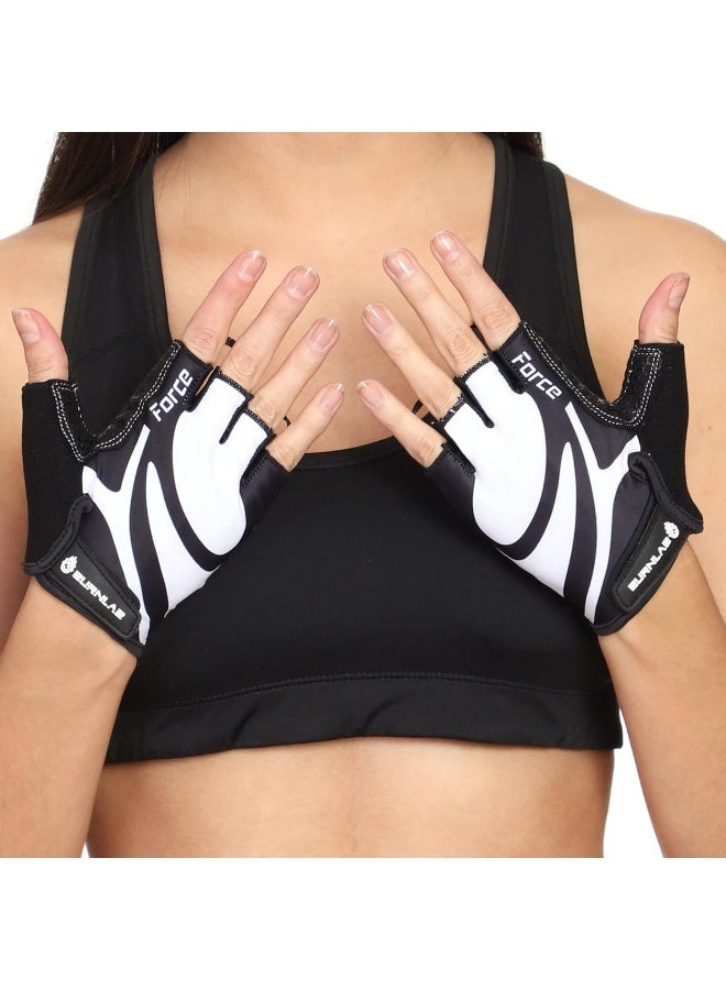 BURNLAB Flex Gym Gloves For Men And Women Ideal For Weightlifting, Cycling, Crossfit, Offers Good Grip And Soft Padding - Image 3