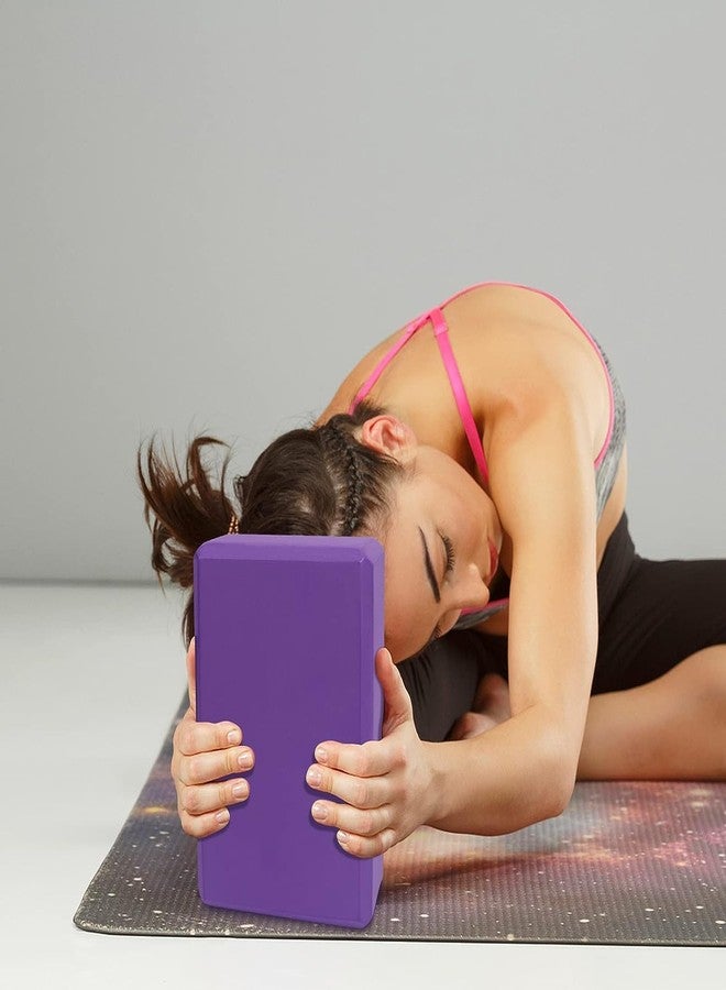 LionDeck High Density Foam Yoga Block Brick Set of 2 | Improve Balance, Strength & Flexibility | Lightweight & Durable Yoga Bricks for Home Gym, Pilates, Meditation & Exercise (Multi-Colour) - Image 3