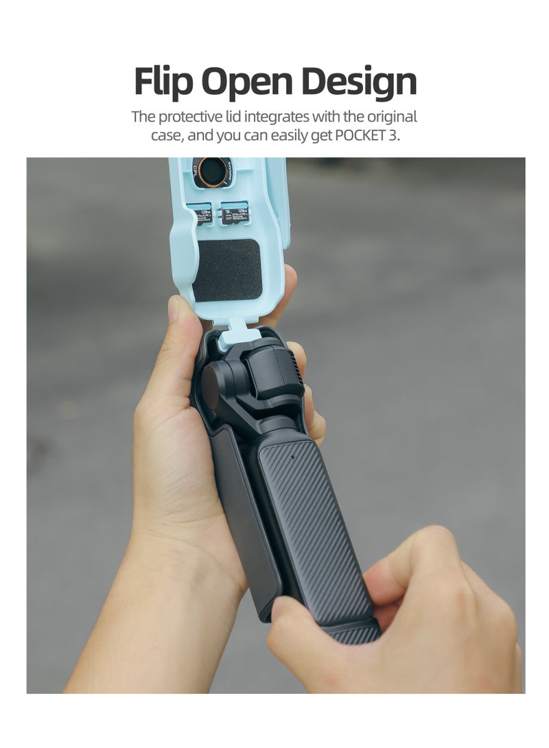 SUNNY LIFE Colorful Protective Lid for DJI OSMO Pocket 3,Silicone Protective Case Cover, Tempered Glass Screen Protector, Lens Protector  - Image 2