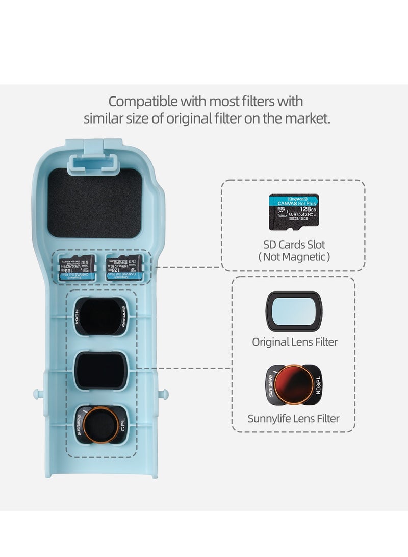 SUNNY LIFE Colorful Protective Lid for DJI OSMO Pocket 3,Silicone Protective Case Cover, Tempered Glass Screen Protector, Lens Protector  - Image 5