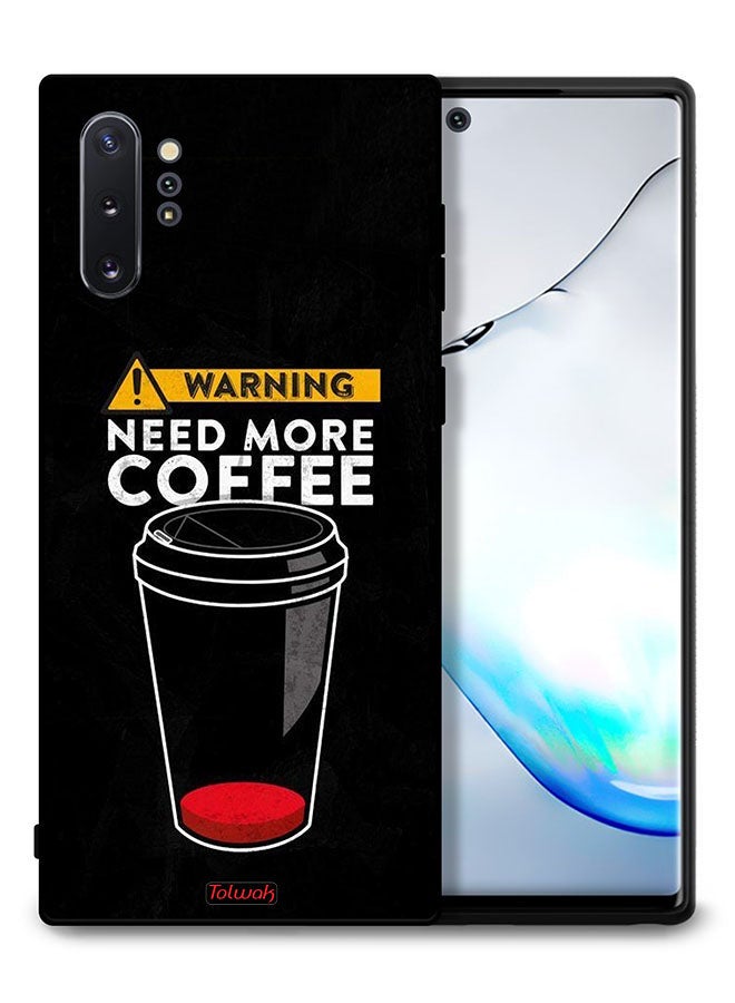 Tolwak Samsung Galaxy Note 10 Plus Protective Case Cover Need More Coffee - Image 1