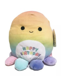SQUISHMALLOW Happy Birthday Squad 8" Elodie The Octopus Plush Doll  - Image 2