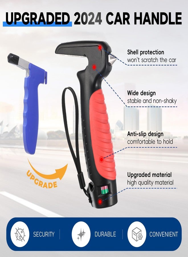 JFMkaer 4 in 1 Car Door Handle Assist for Elderly 2PCS - Multifunction Car Transfer Aid - Help Elderly Get Out of Car, Auto Cane Portable Vehicle Support Handle for Seniors, Handicapped, Max 450 Pounds - Image 3
