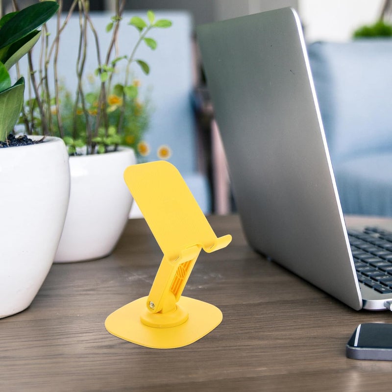 Levemolo Adjustable 360 Degree Rotating Tablet and Phone Stand Metal Desktop Holder Portable Foldable Multi-Angle Support for Office and Home Use - Image 5