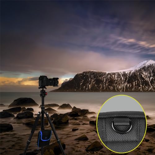 SIOTI Camera ND Filter Case, Filter Holder Pouch, Holding One Filter Holder and 6 Pieces ND Square Filter, Compatible for 100mm *100mm*2mm or 100mm *150mm*2mm Square Lens ND Filters - Image 5