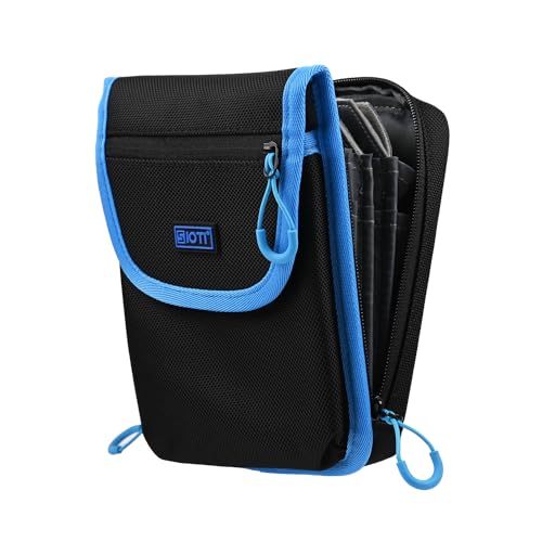 SIOTI Camera ND Filter Case, Filter Holder Pouch, Holding One Filter Holder and 6 Pieces ND Square Filter, Compatible for 100mm *100mm*2mm or 100mm *150mm*2mm Square Lens ND Filters - Image 1