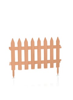 Prosperplast High Quality Plastic Garden Fence Terracotta 360 x 52 cm IPŁSU2-R624  - Image 1