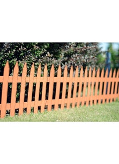 Prosperplast High Quality Plastic Garden Fence Terracotta 360 x 52 cm IPŁSU2-R624  - Image 2