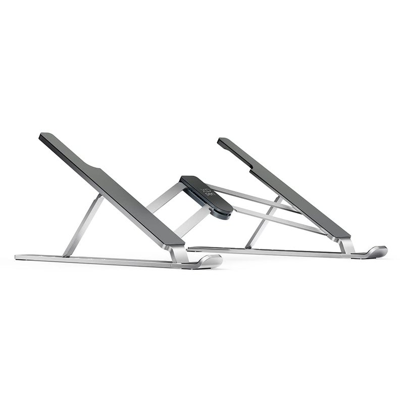 XPPen Drawing Tablet Stand for Desk,Silver Portable Holder for Graphics Tablet&Pen Display, Aluminum Computer Riser Compatible with 10 to 15.6 Inch Laptops and Drawing Tablets,Portable and Adjustable - Image 1