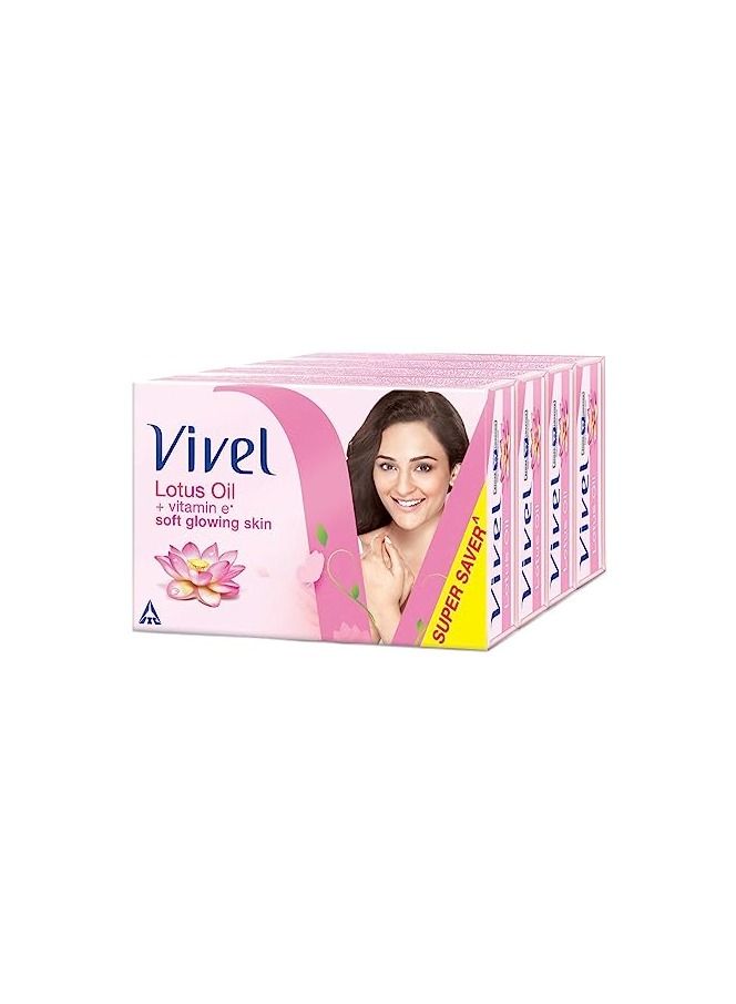 Vivel Vivel Lotus Oil Bathing Bar Pack of 4  - Image 2