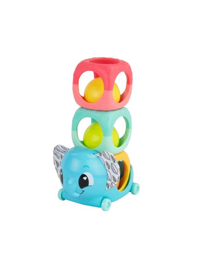 Lamaze Stack Rattle & Roll Stacking Blocks Baby Sensory Toys Baby Building Toys For Toddler Boys And Girls Aged 6 Months+ - Image 1