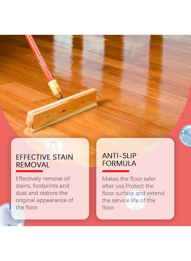 Jakehoe Floor Polishing Cleaner, Powerful Decontamination Floors Cleaner, Wood Floors Polish and Restorer, Floor Tile Cleaners Shiner Liquid, Multipurpose Cleaning Concentrate 100ml - Image 3