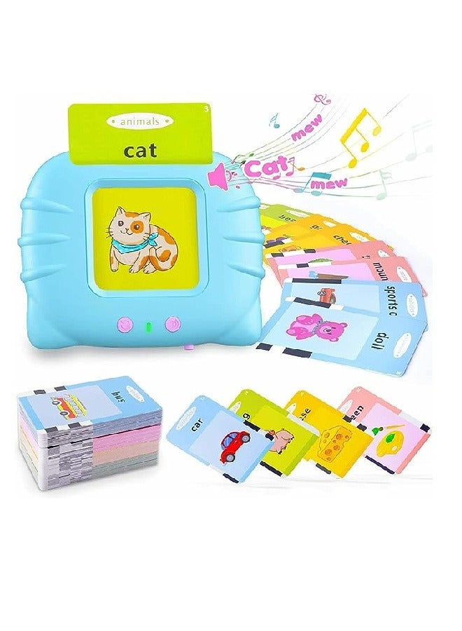Alokik Enterprise Flash Cards for Kids, Talking English Words Flash Cards Preschool Electronic Reading Early Talking Flashcards Toy for Kids -112 pcs Card (Card Early Education Device) - Image 1
