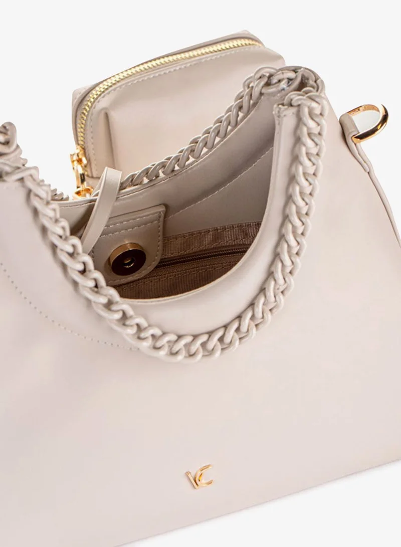 Vincci Beige Women Hobo bag for Women | Best Price UAE