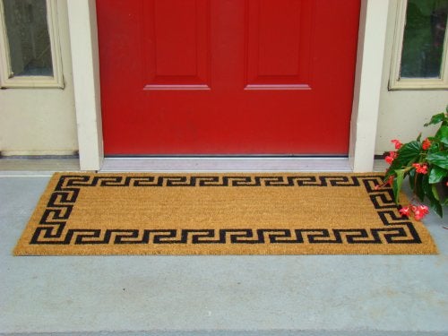 Kempf Greek Key Natural Coco Doormat, 22 by 47 by 0.5-Inch - Image 2