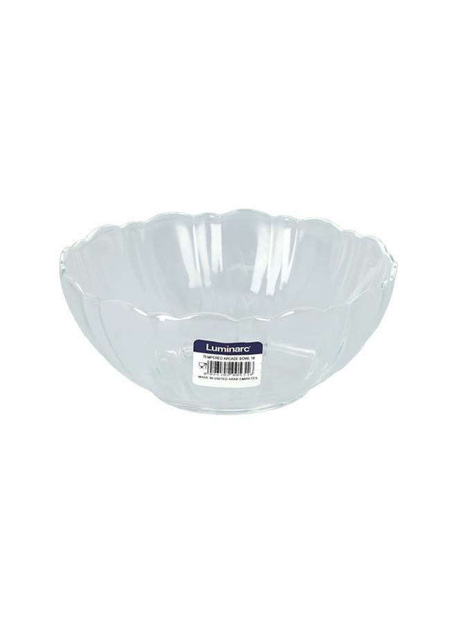 Luminarc Arcade Premium Tempered Glass Serving Bowl Clear 18cm M0093(00531) - Image 1