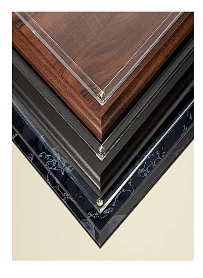 Trainers Warehouse Certificate Plaque (for 8.5 x 11 certificates) Marbled Black Finish | Executive-Style Certificate Plaque Feels Like Real Wood - Slide in Certificate - Image 3