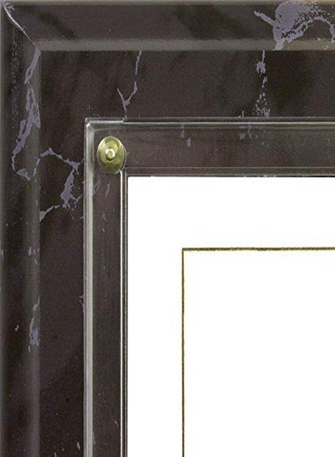 Trainers Warehouse Certificate Plaque (for 8.5 x 11 certificates) Marbled Black Finish | Executive-Style Certificate Plaque Feels Like Real Wood - Slide in Certificate - Image 2