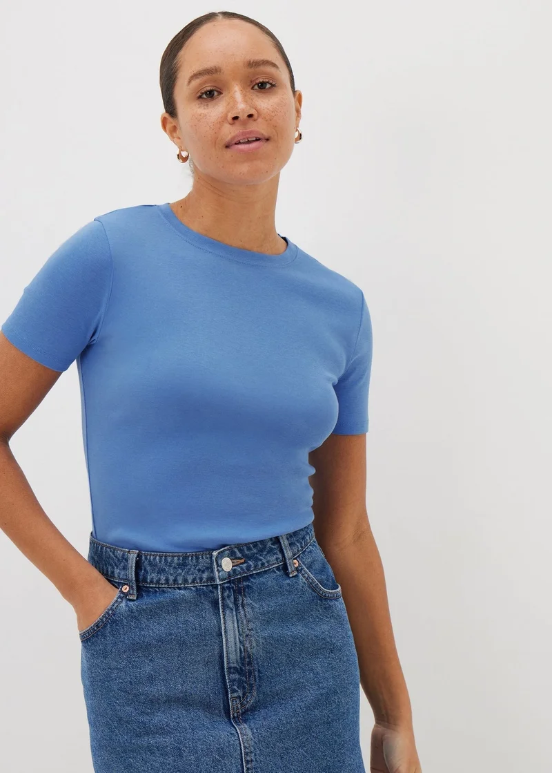 Matalan Blue Fitted T-Shirt