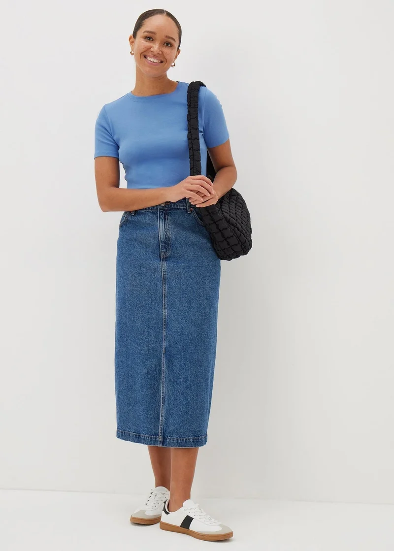 Matalan Blue Fitted T-Shirt