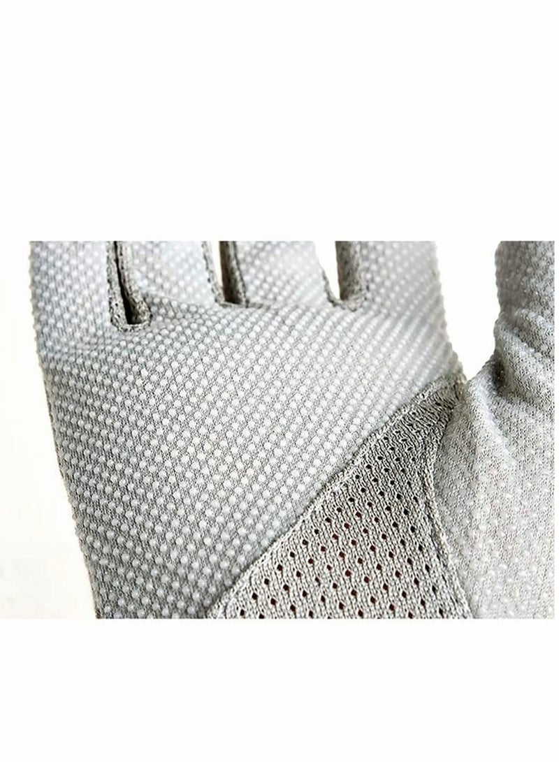 KASTWAVE Summer Lady Cycling Anti-Skid Sun Protection Lace Gloves, Women's Thin Cotton Sunscreen Gloves for Driving Spring and Autumn - Image 2