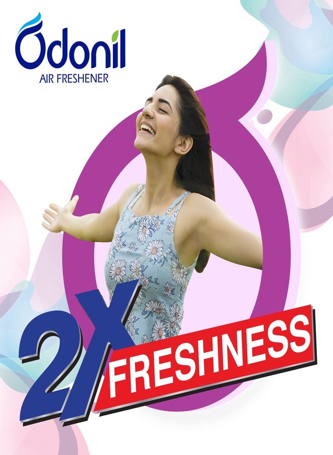 Odonil Bathroom Air Freshener Blocks 192g (48g x 4) | Mixed Fragrances (Jasmine, Lavender, Orchid, Rose)| Long Lasting 30 Day Freshness | Removes Mal Odours - Image 3