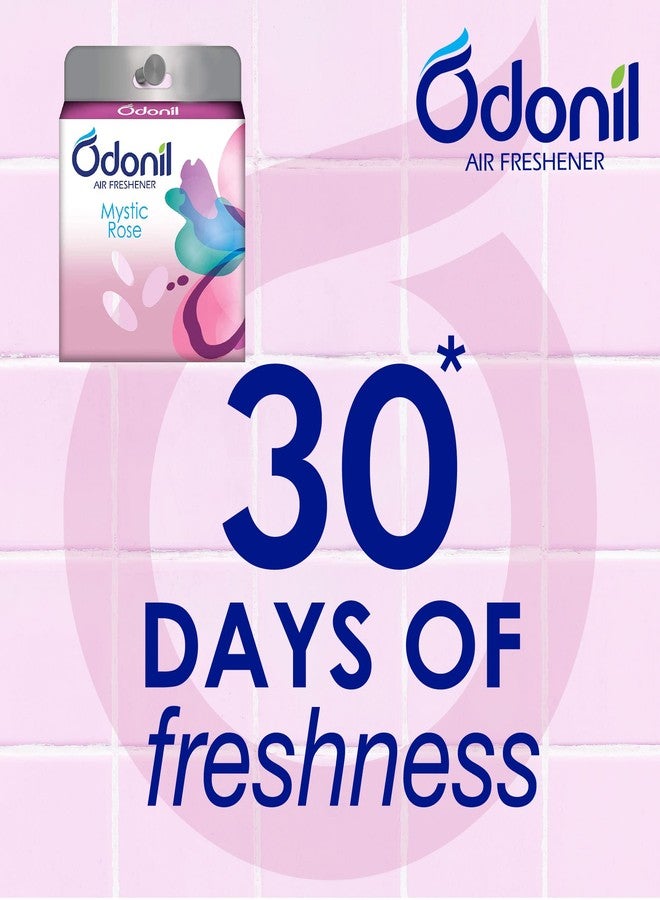 Odonil Bathroom Air Freshener Blocks 192g (48g x 4) | Mixed Fragrances (Jasmine, Lavender, Orchid, Rose)| Long Lasting 30 Day Freshness | Removes Mal Odours - Image 2