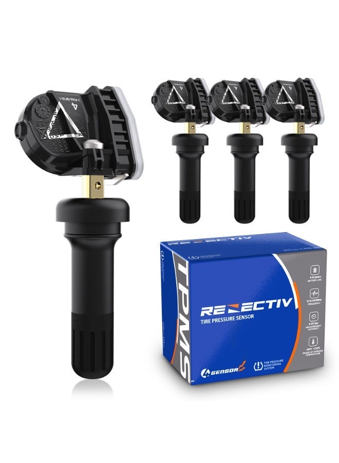 Valkyrie TPMS Sensors 433MHz Replacement for Chevrolet GMC Cadillac Buick, 4 Pieces, Tire Pressure Monitoring System, OE# 13598773 - Image 1