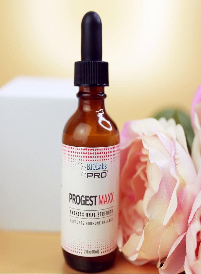 BIOLABS PRO Progest MAXX Progesterone Oil, Natural Bioidentical Progesterone for Women, Hot Flashes & Menopause Support, 2oz Bottle - Six Month Supply - Image 5