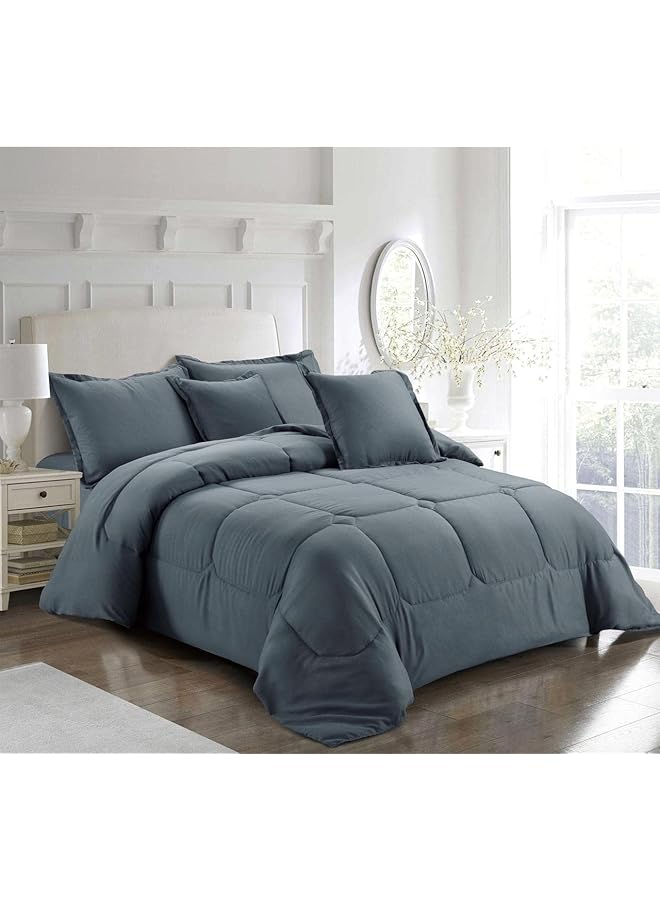 erorex Medium Filling Comforter Set Single Size 4 Pieces By - Image 1
