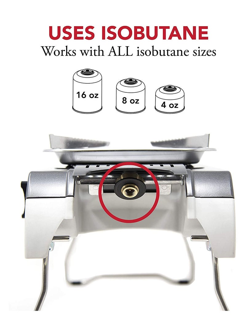 GO2CAMPS Camping Stove Folding Legs with Screw Type Butane Gas Catridge - Image 3