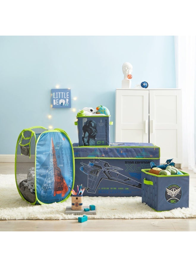 Idea Nuova Pixar Lightyear Pop Up Hamper with Durable Carry Handles, 21'' H x 13.5'' W X 13.5'' L - Image 4