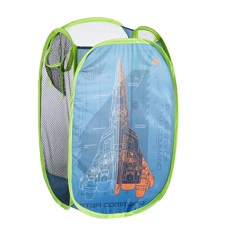 Idea Nuova Pixar Lightyear Pop Up Hamper with Durable Carry Handles, 21'' H x 13.5'' W X 13.5'' L - Image 1