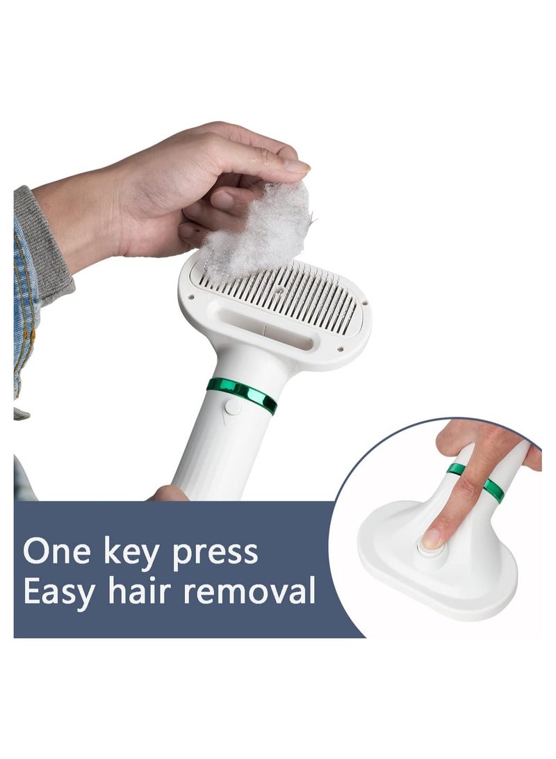 مجفف شعر 2 في 1 للكلاب والقطط – مع فرشاة مدمجة، درجة حرارة قابلة للتعديل، تشغيل بنقرة واحدة – مثالي لتجفيف وتمشيط شعر الحيوانات الأليفة - Image 5