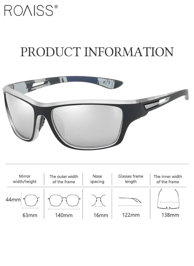 Polarized Sports Sunglasses for Men Women, UV400 Protection Cycling Glasses, Cycling Goggles for Baseball Running Fishing Golf, White - pzsku/ZE54F3A648AC95CE2EEE1Z/45/_/1686034772/2aafaa42-15eb-4e75-baa9-14a689a80416