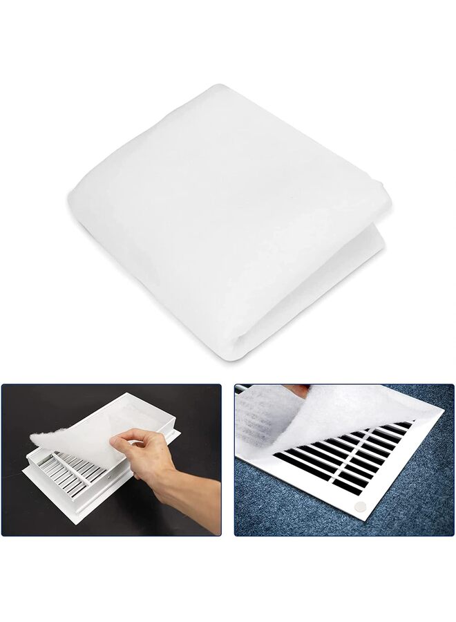 Complete Air Vent Filter Set 20" x 84" Electrostatic Media With 126" of Installation Tape 20+ Filters per Roll for AC & Heating Intake Registers & Grilles to Reduce Dust - Image 1